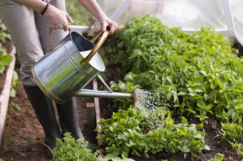 Illustration of waste disposal and legal compliance in gardening